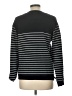 Splendid Stripes Black Pullover Sweater Size L - photo 2