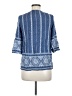 Bali Corp Blue 3/4 Sleeve Blouse Size M - photo 2