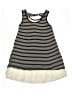 Beautees Stripes Black Dress Size 8 - photo 2