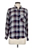 Forever 21 Plaid Gray Long Sleeve Button-Down Shirt Size M - photo 1