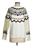 Z Supply Chevron-herringbone Ivory Pullover Sweater Size S - photo 1