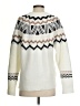 Z Supply Chevron-herringbone Ivory Pullover Sweater Size S - photo 2