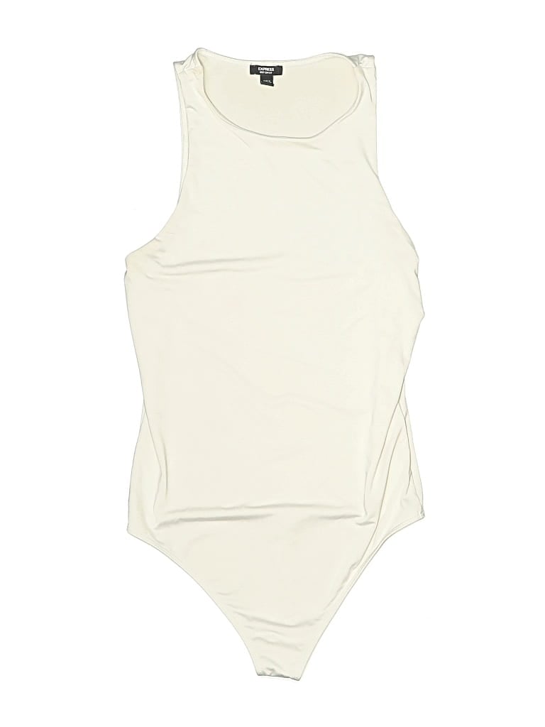 Pre-owned Express Bodysuit In White