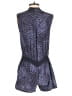 Rebecca Taylor 100% Silk Animal Print Blue Romper Size 0 - photo 2