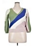 Joie Color Block Green Pullover Sweater Size XL - photo 1