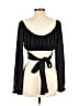Assorted Brands Black 3/4 Sleeve Blouse Size L - photo 2