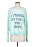 Wildfox Graphic Teal Sweatshirt Size XS - photo 1