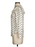 J.Crew Polka Dots Ivory Long Sleeve Silk Top Size 00 - photo 5