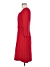 Ann Taylor Solid Red Casual Dress Size 6 (tall) - photo 5