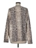 Cherish Animal Print Silver Pullover Sweater Size M - photo 2