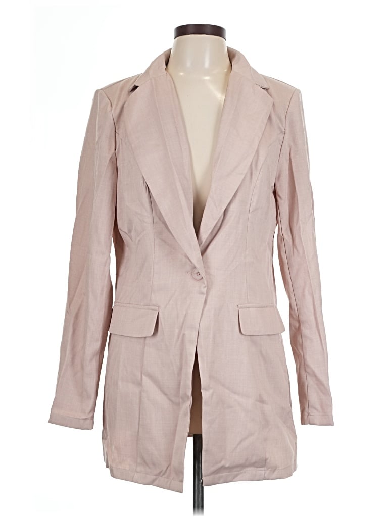 Pre-owned Shein Blazer Jacket In Pink