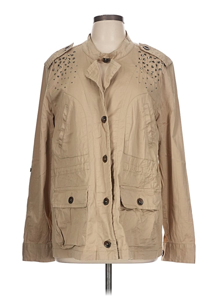 Pre-owned Style & Co Jacket In Tan