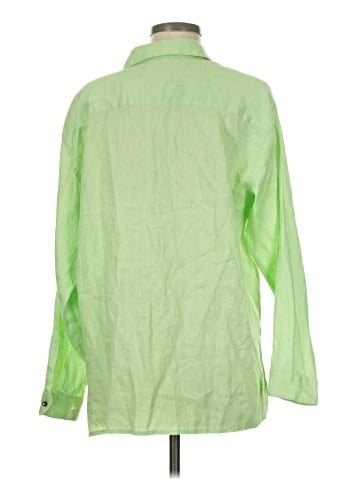 Magaschoni 3/4 Sleeve Button-Down Shirt (view 2)