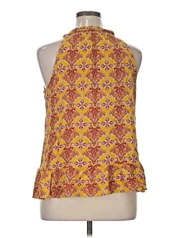 Rose + Olive Sleeveless Blouse (view 2)