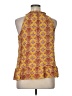 Rose + Olive 100% Rayon Yellow Sleeveless Blouse Size XL - photo 2