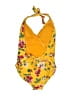 Unbranded Floral Yellow One Piece Swimsuit Size S - photo 2