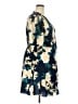City Chic 100% Polyester Print Blue Casual Dress Size 18 Plus (M) - photo 4