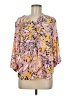 JM Collection 100% Polyester Yellow 3/4 Sleeve Blouse Size M (petite) - photo 1