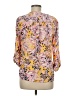 JM Collection 100% Polyester Yellow 3/4 Sleeve Blouse Size M (petite) - photo 2