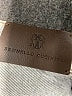 Brunello Cucinelli 100% Cotton Chevron-herringbone Gray Jeans Size 8 - photo 6