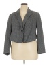 Lane Bryant Houndstooth Gray Blazer Size 18 - photo 1