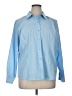 Basic Editions Blue Long Sleeve Button-Down Shirt Size XL - photo 1
