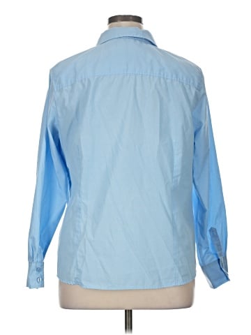 Basic Editions Long Sleeve Button-Down Shirt (view 2)