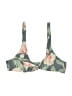 Assorted Brands Tropical Gray Swimsuit Top Size M - photo 1