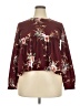 Unbranded 100% Polyester Burgundy Long Sleeve Blouse Size XXL (estimated) - photo 1