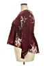Unbranded 100% Polyester Burgundy Long Sleeve Blouse Size XXL (estimated) - photo 5