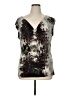Grace Multi Color Silver Sleeveless Blouse Size XL - photo 1