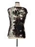 Grace Multi Color Silver Sleeveless Blouse Size XL - photo 2
