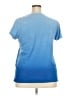 Venezia 100% Cotton Ombre Blue Short Sleeve Top Size 18 - 20 Plus - photo 2