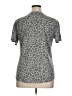 Zoe+Liv Animal Print Gray Short Sleeve Top Size XL - photo 2