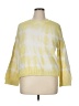 Elizabeth and James 100% Cotton Tie-dye Yellow Pullover Sweater Size XL - photo 1