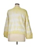 Elizabeth and James 100% Cotton Tie-dye Yellow Pullover Sweater Size XL - photo 2
