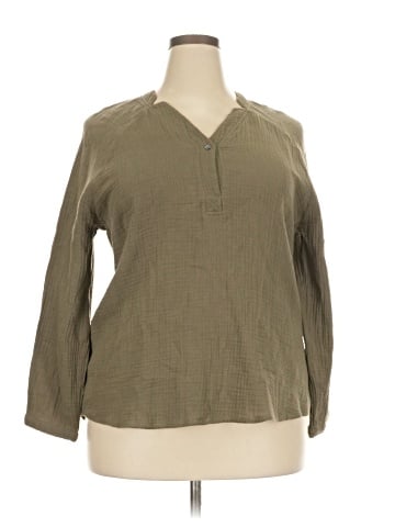 Garnet Hill Long Sleeve Blouse (view 1)