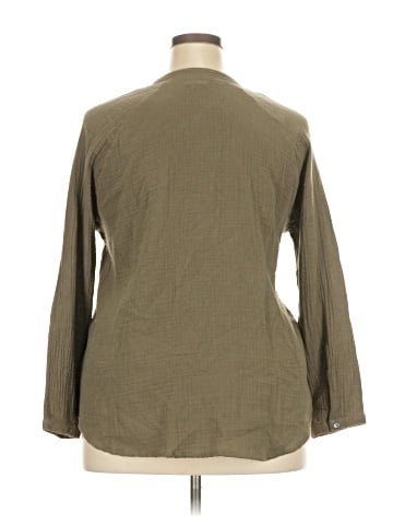 Garnet Hill Long Sleeve Blouse (view 2)