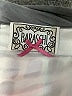 Baraschi 100% Silk Graphic Silver Silk Skirt Size S (estimated) - photo 4