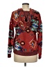 7th Ray Print Red Pullover Sweater Size M - photo 2