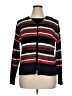 Radcliffe 100% Acrylic Stripes Black Cardigan Size XL - photo 1