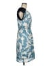 The Limited 100% Polyester Print Blue Cocktail Dress Size M - photo 4
