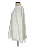 Papillon Metallic Silver Pullover Sweater Size L - photo 5