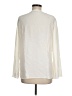 Sandro Ivory Long Sleeve Blouse Size Med (2) - photo 2