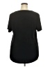 Roz & Ali Black Short Sleeve T-Shirt Size 2X - photo 2
