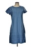 Unbranded Solid Blue Casual Dress Size L (estimated) - photo 1