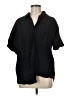 Centro Black Short Sleeve Blouse Size M - photo 1