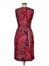 Kay Unger Paisley Red Cocktail Dress Size 8 - photo 2