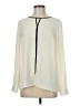 Talbots 100% Polyester Ivory Long Sleeve Blouse Size M - photo 1