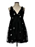 AX Paris 100% Polyester Stars Black Cocktail Dress Size 10 - photo 1